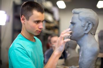 Student Sculpting